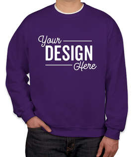 Canada - Gildan Midweight 50/50 Crewneck Sweatshirt - Color: Purple