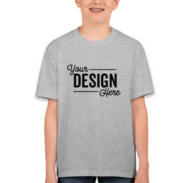 Canada - Fruit of the Loom Youth 100% Cotton T-shirt - Color: Ash