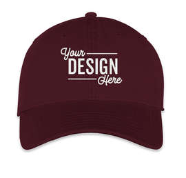 Otto Cap Garment Washed Baseball Hat - Color: Maroon