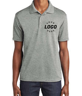 Sport-Tek RacerMesh Performance Polo - Color: Grey Heather
