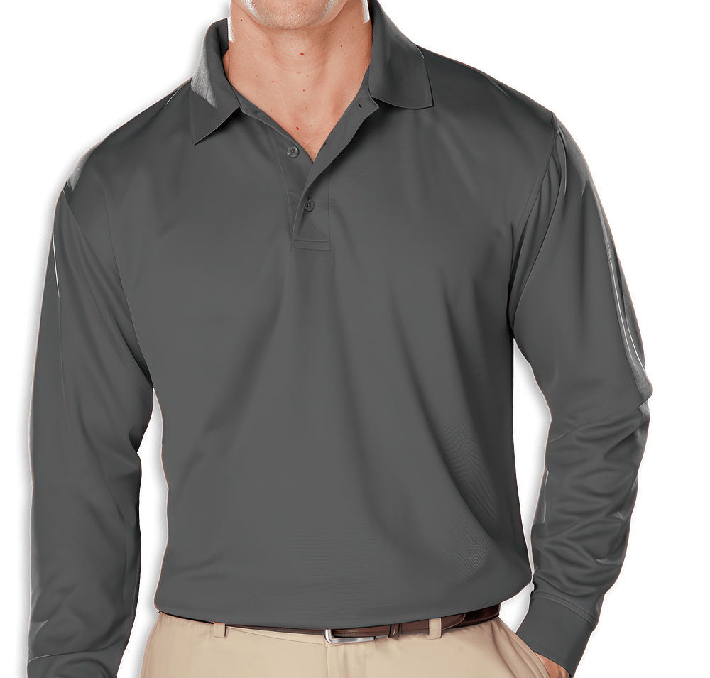 Blue Generation BLU-X-DRI Snag Resistant Long Sleeve Polo - Printed-default