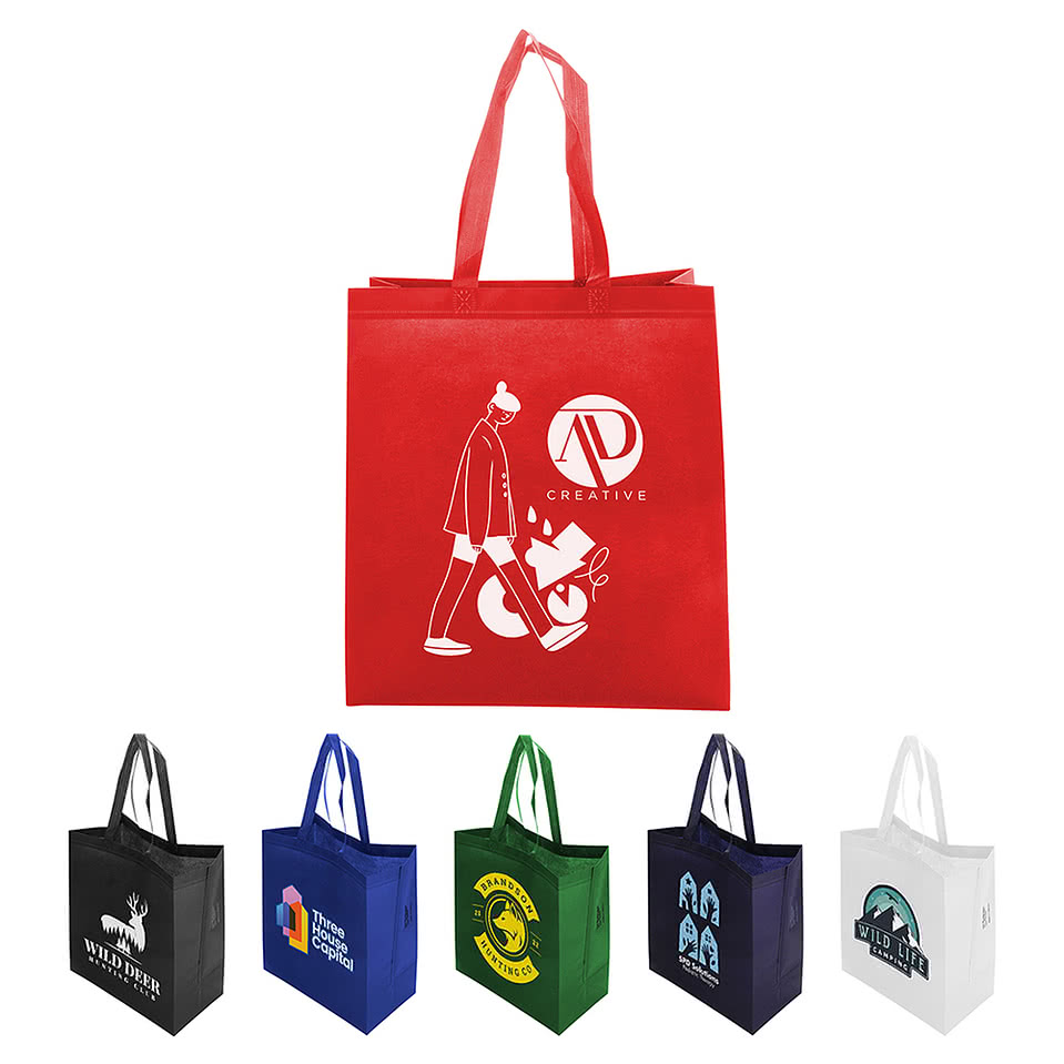 Freeport Recycled Heat Sealed Non-Woven Tote Bag