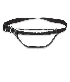 Clear Lightweight Fanny Pack - Color: Black