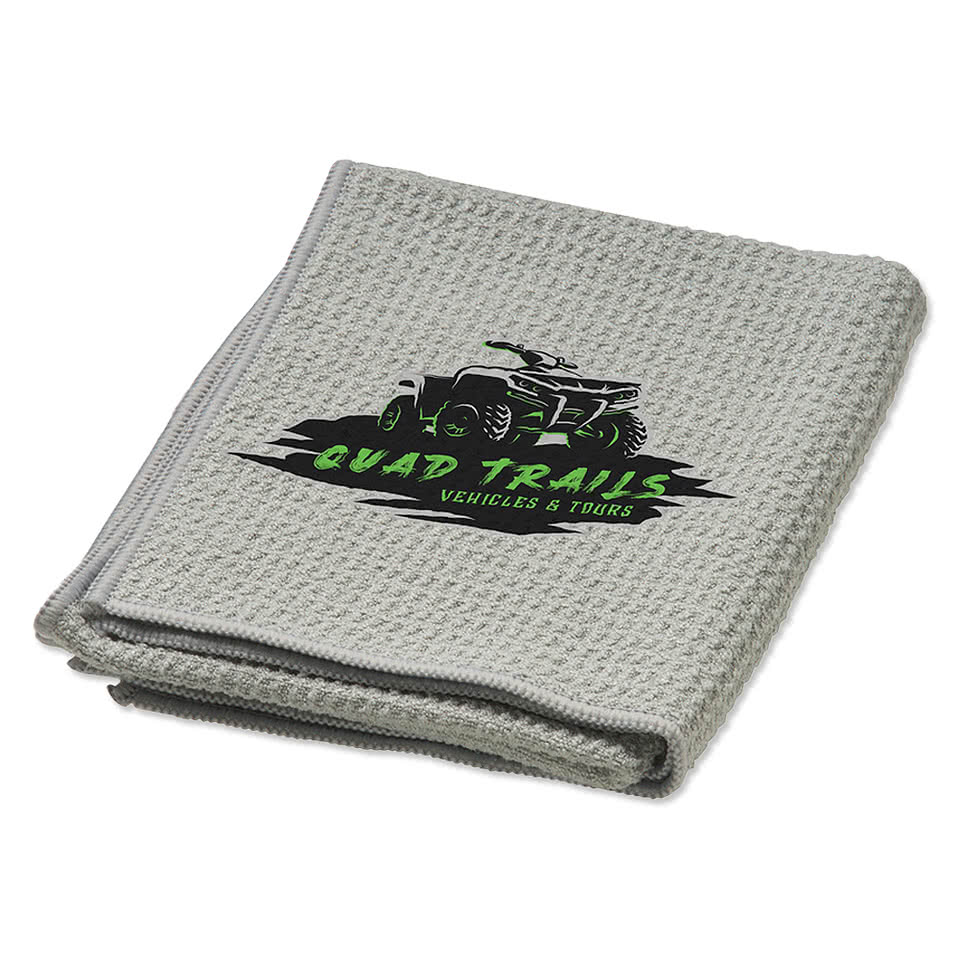 Gridiron Waffle Microfiber Sports Towel