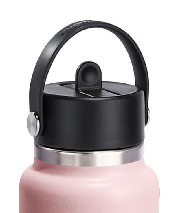 Hydro Flask Travel Bottle With Flex Straw Cap 32 oz. - Laser Engraved