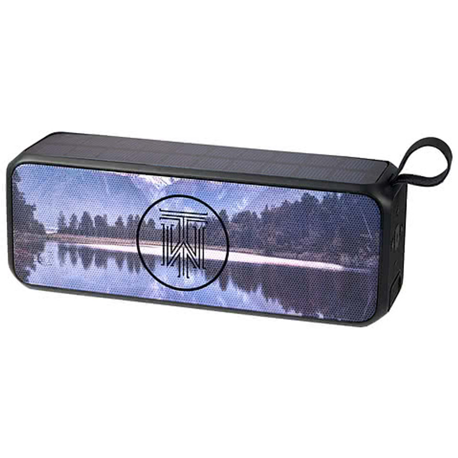 Solar Sound Outdoor Portable Bluetooth Speaker in Black