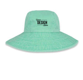 Adams Women's Pigment Dyed Wide Brim Hat - Color: Seafoam
