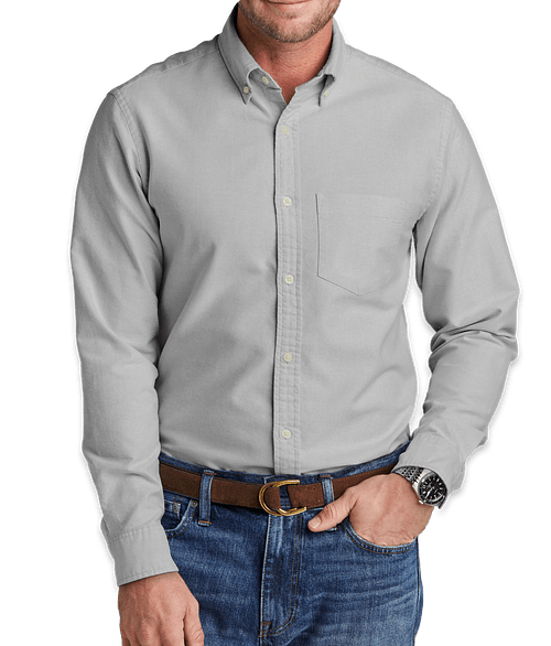 dress shirt size estimator Gray Regular-Fit Dress Shirt 4XL/20-36/37 / Gray