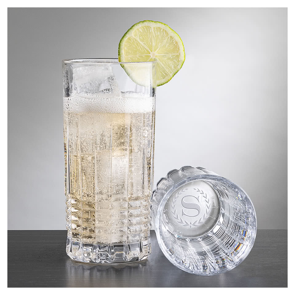 Laser Etched 13 oz. Princeton Highball Glass