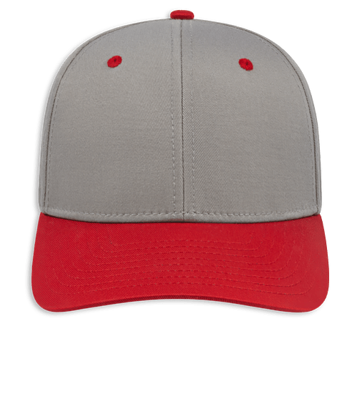 Cap America Original Snapback Baseball Hat in Silver / Red