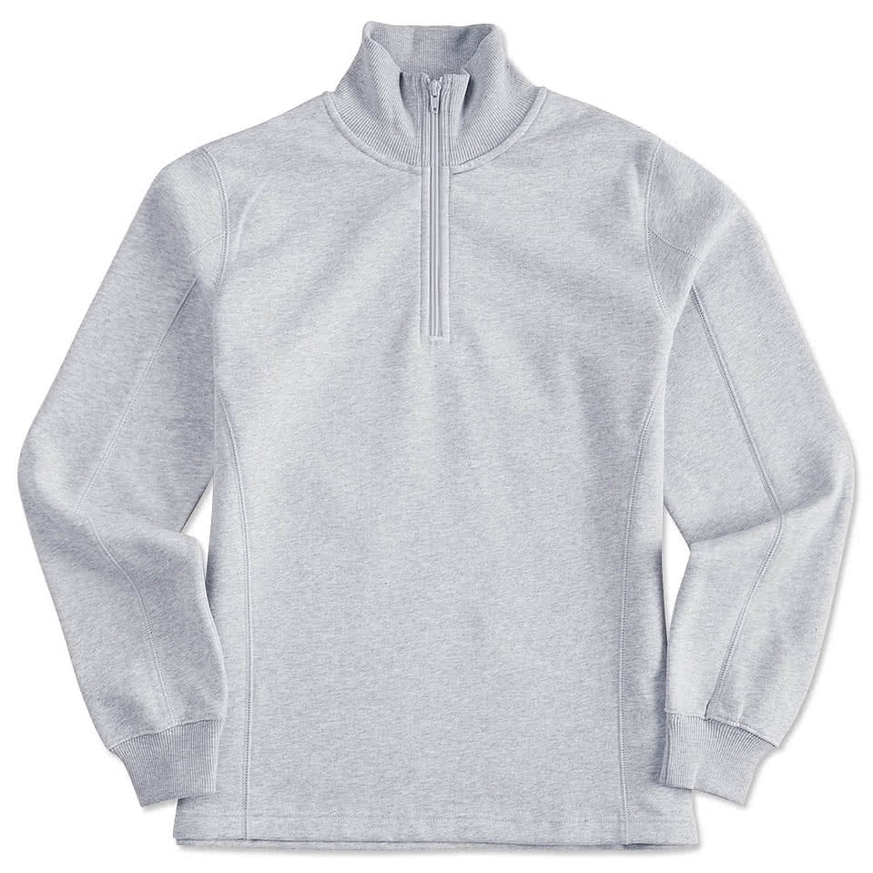 Sport-Tek Premium Women's Quarter Zip Sweatshirt - Embroidered