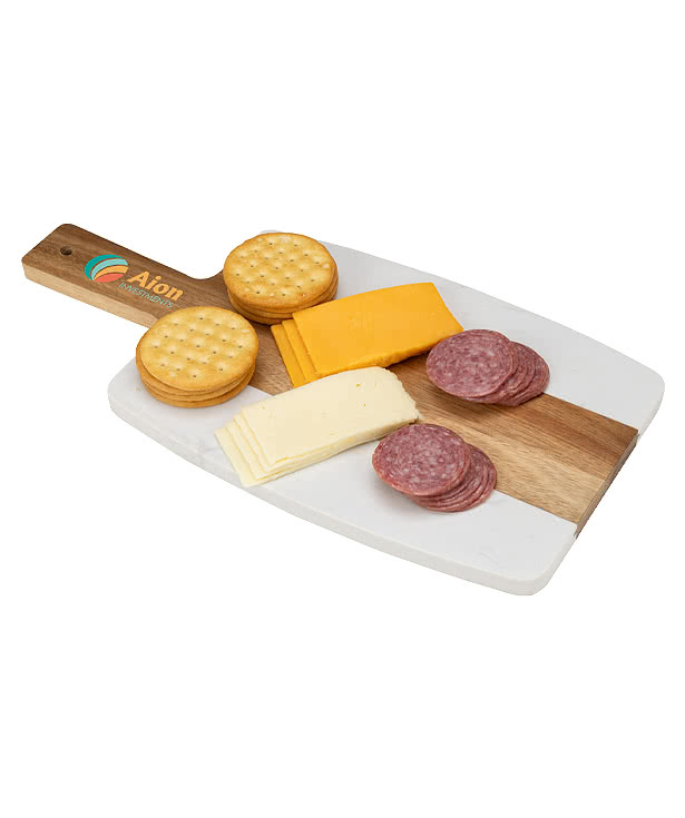 Acacia & Marble Cutting Board
