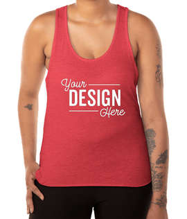 Alternative Apparel Women's Modal Tri-Blend Racerback Tank - Color: Faded Red