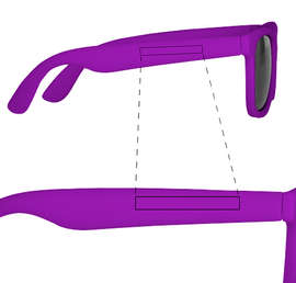 Youth Matte Sunglasses - Color: Purple