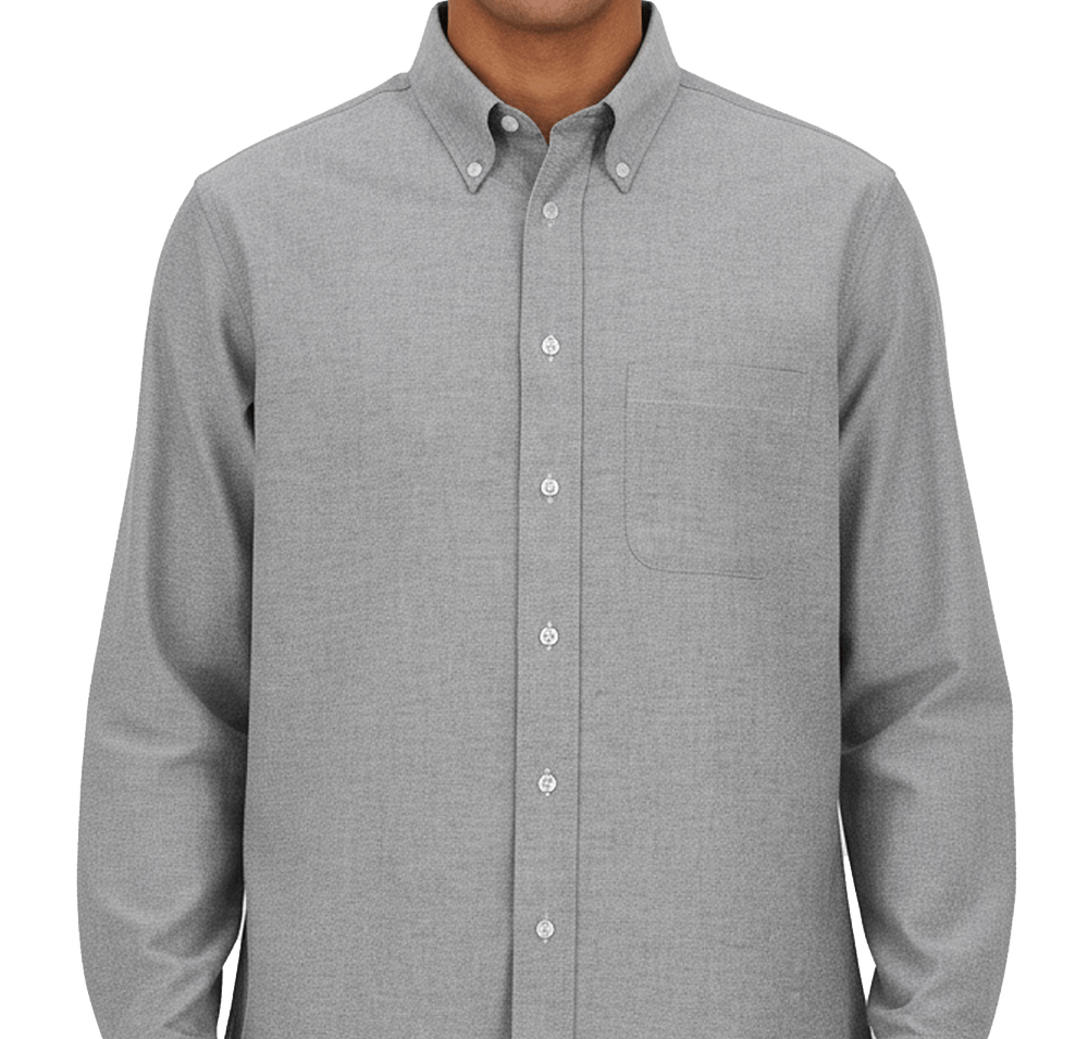 Edwards Oxford Long Sleeve Easy Care Dress Shirt-default