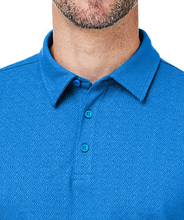 Devon & Jones Crownlux Geo Performance Polo - Embroidered