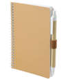 FSC Mix Soft Cover Pocket Spiral Notebook with Pen