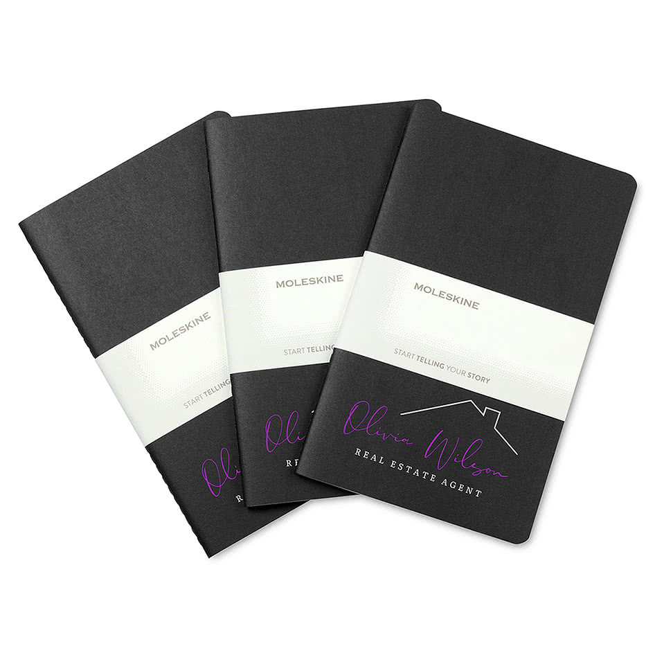 Moleskine Large Soft Cover Notebook Pack (Set of 3)