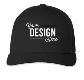 New Era Snapback Low Profile Trucker Hat - Color: Black