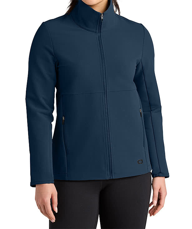 OGIO Women's Kinetic Soft Shell Jacket - Printed
