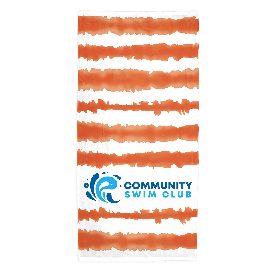 Towel Specialties Good Vibes Cabana Stripe Beach Towel