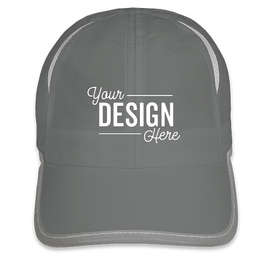Big Accessories Colorblock Performance Running Hat - Color: Grey