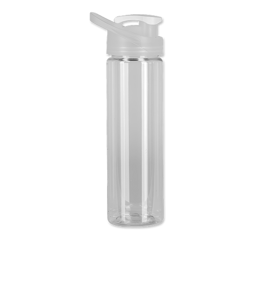 25 oz. Yuma Clear Freedom Water Bottle with Guzzler Lid in Clear