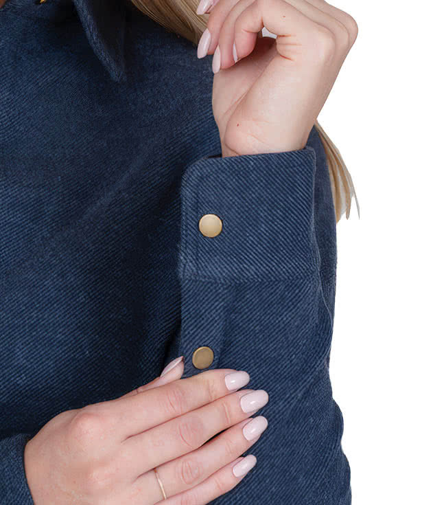 Fossa Apparel Women's Hermitage Pocket Long Sleeve Overshirt