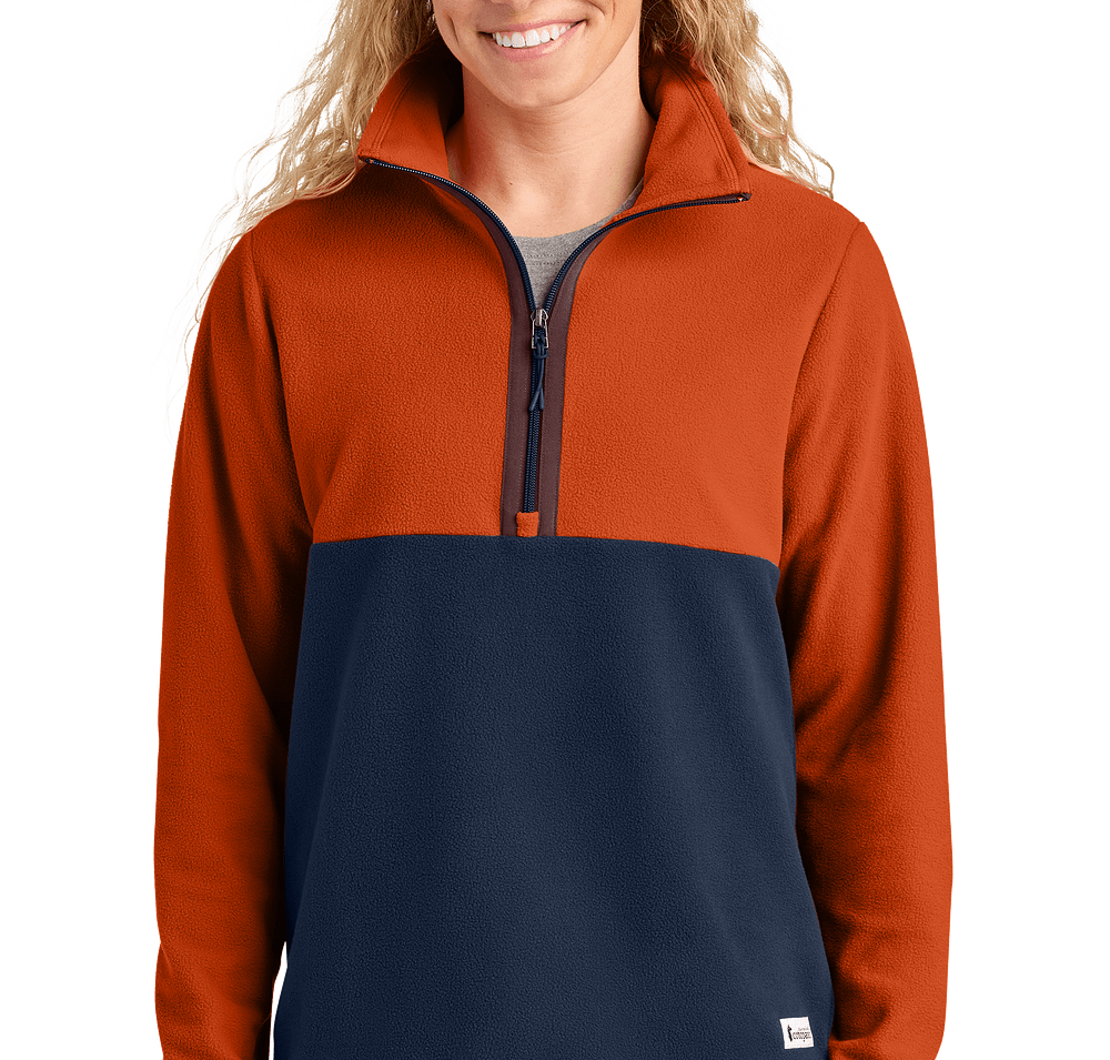Cotopaxi Women's Amado Recycled Half Zip Fleece Pullover - Embroidered-default