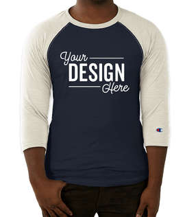 Canada - Champion Premium Fashion Raglan T-shirt - Color: Navy / Chalk White