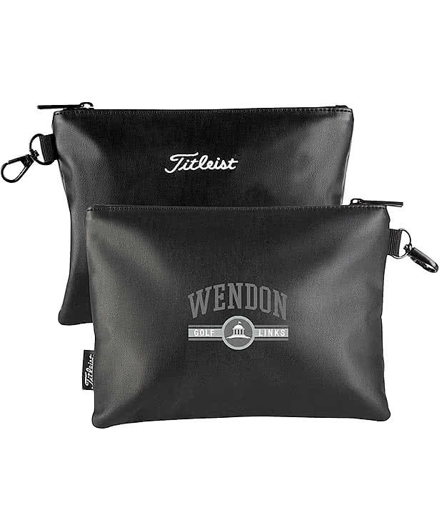 Debossed Titleist Zippered Pouch