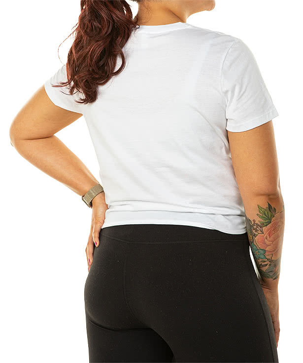 Women's 100% Cotton Tie Front T-shirt
