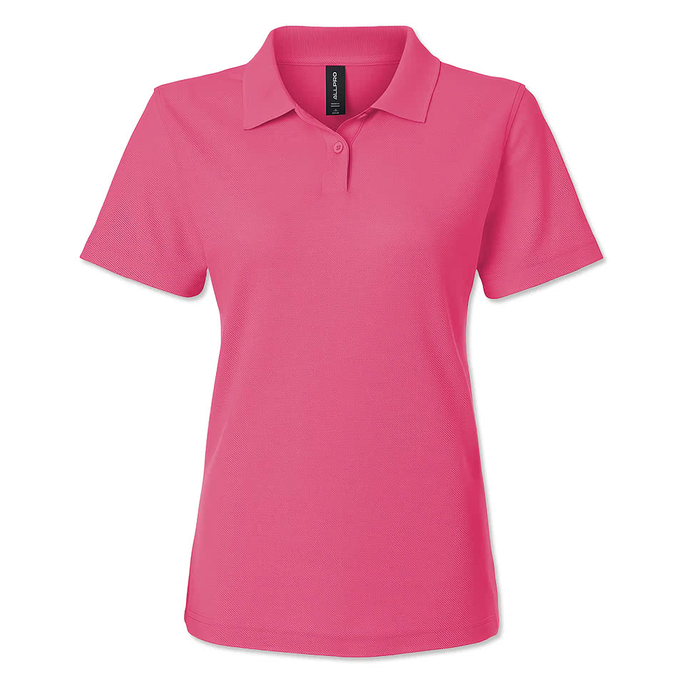 AllPro Women's Blended Pique Polo - Embroidered