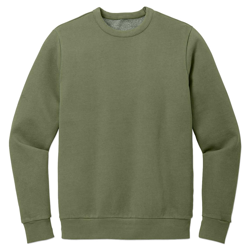 District Wash Garment Dyed Fleece Crewneck Sweatshirt