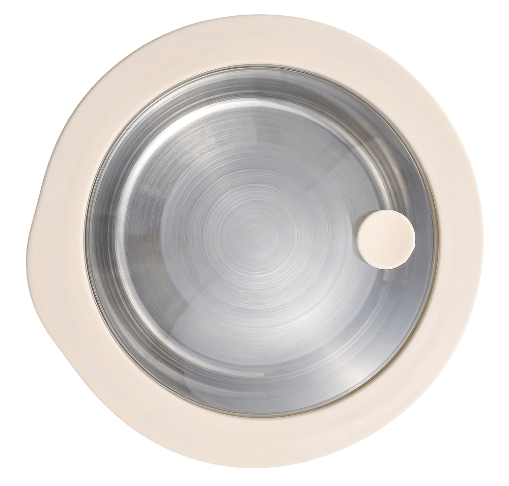38 oz. Prima Microwaveable Stainless Steel Bowl With Vented Glass Lid-default