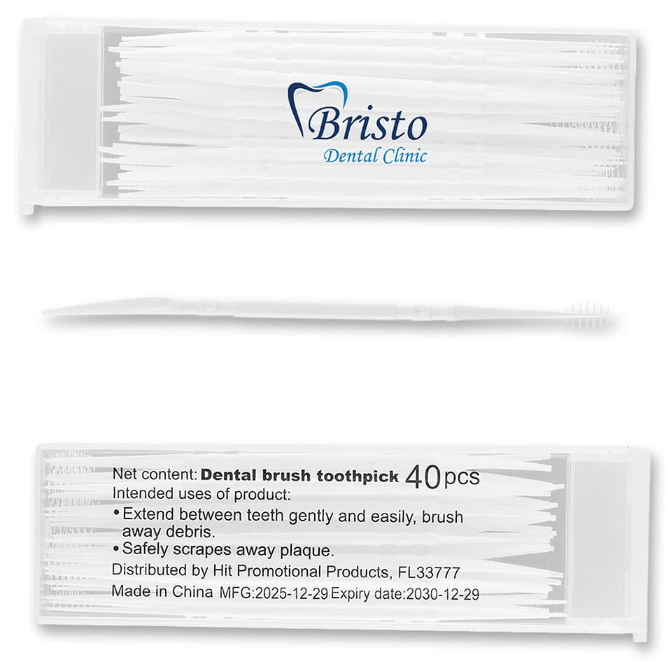 Dual-Action Dental Picks In Travel Case
