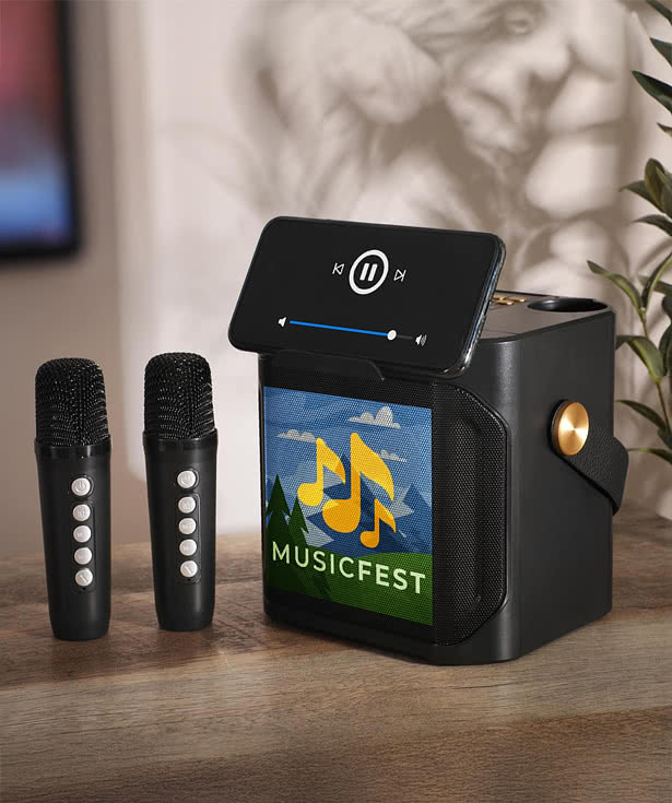 Full Color JukeVox Karaoke Machine Set