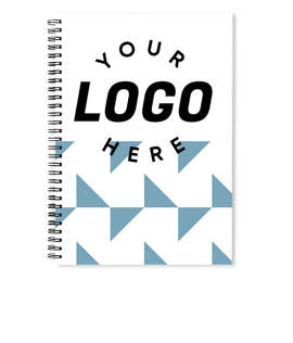 Triangles JournalBooks ® Spiral Notebook - Color: Blue Steel