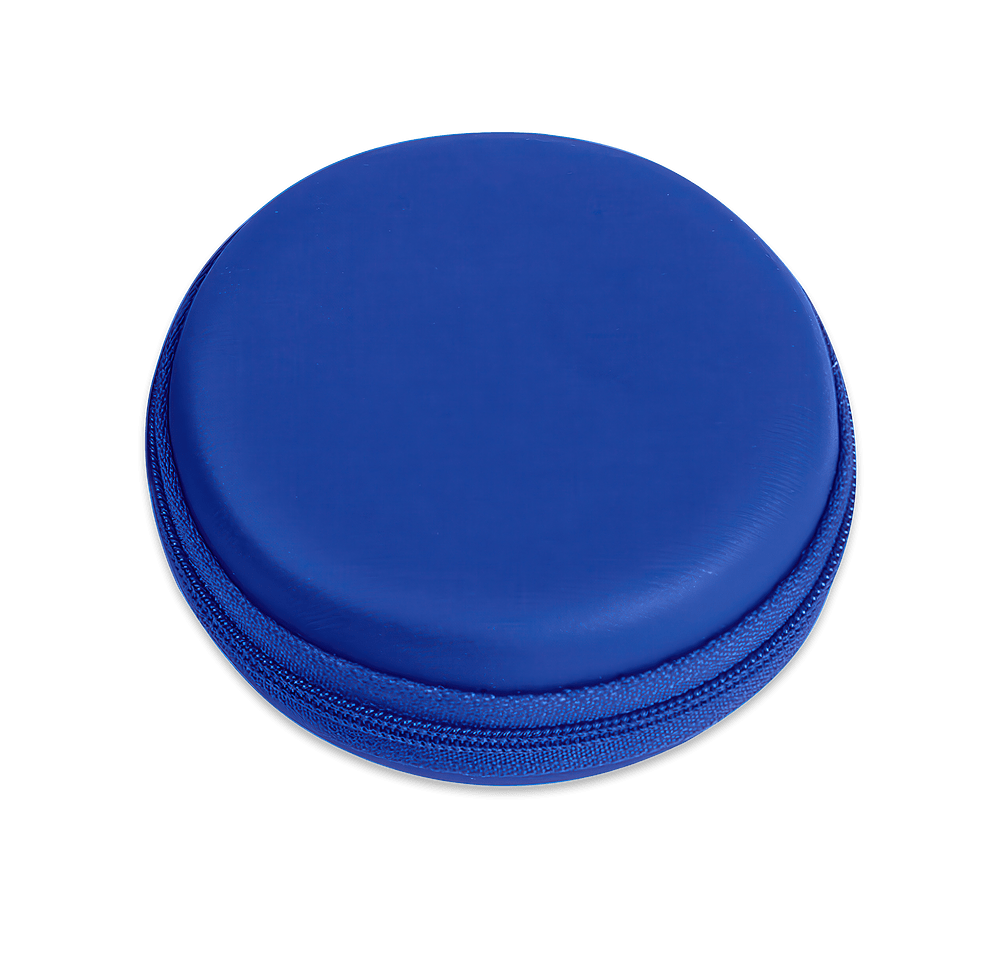 Round Zippered Travel Tech Organizer-default