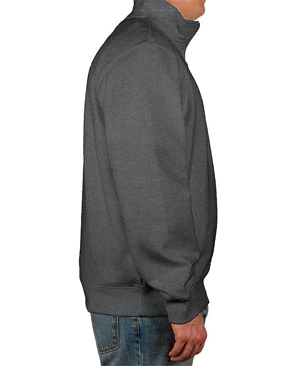 Edwards Cotton Blend Quarter Zip Sweatshirt