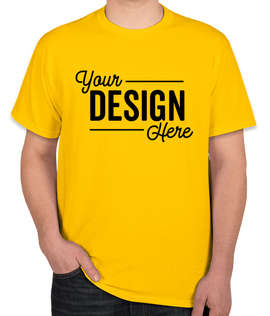 Canada - Fruit of the Loom 100% Cotton T-shirt - Color: Yellow
