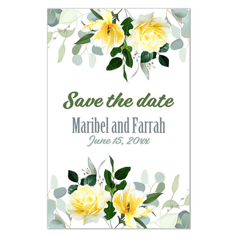 Full Color 5.5" x 8.5" Refrigerator Magnet in White