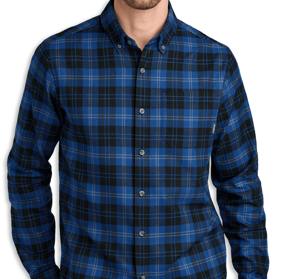 Eddie Bauer Favorite Plaid Flannel Long Sleeve Shirt-default