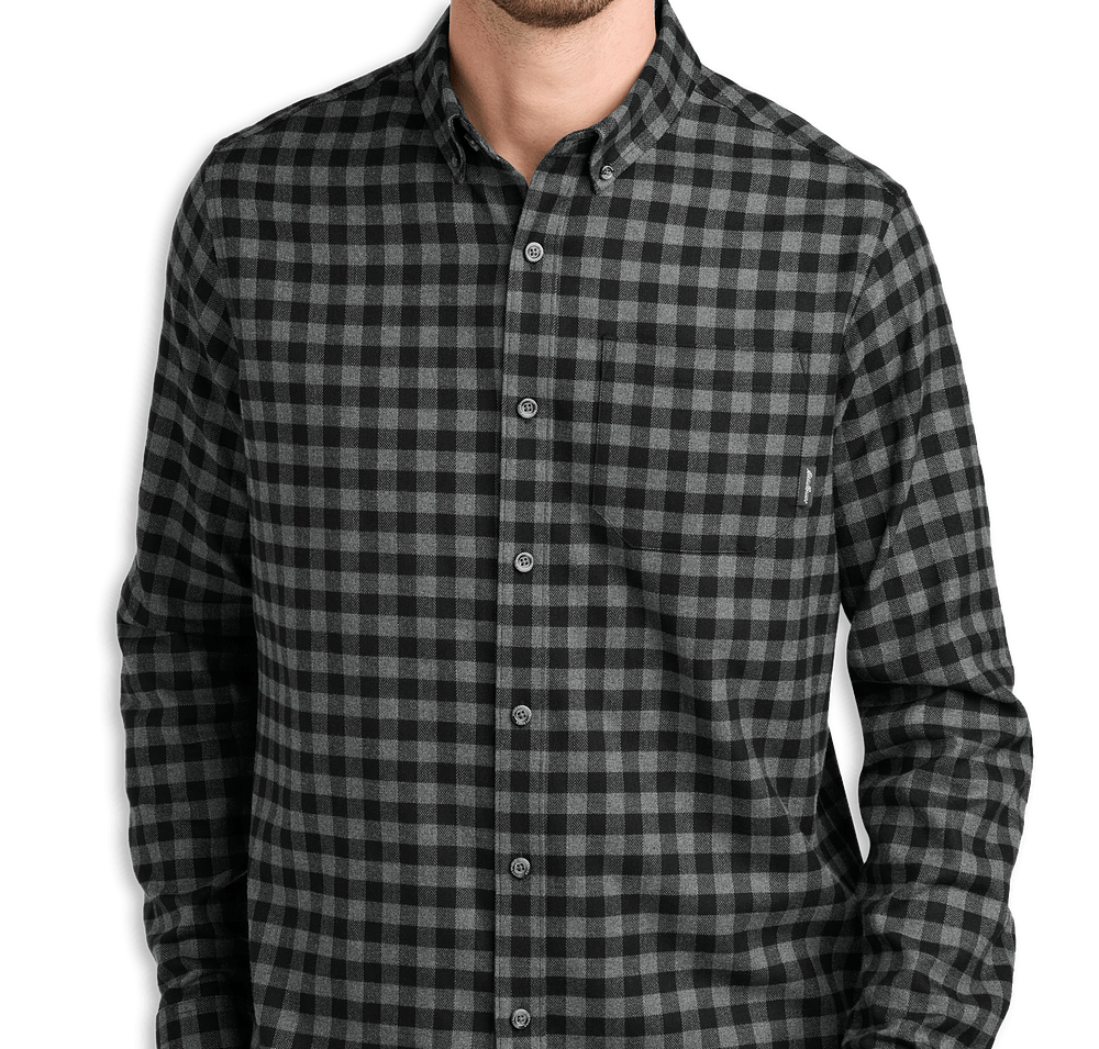 Eddie Bauer Favorite Plaid Flannel Long Sleeve Shirt-default
