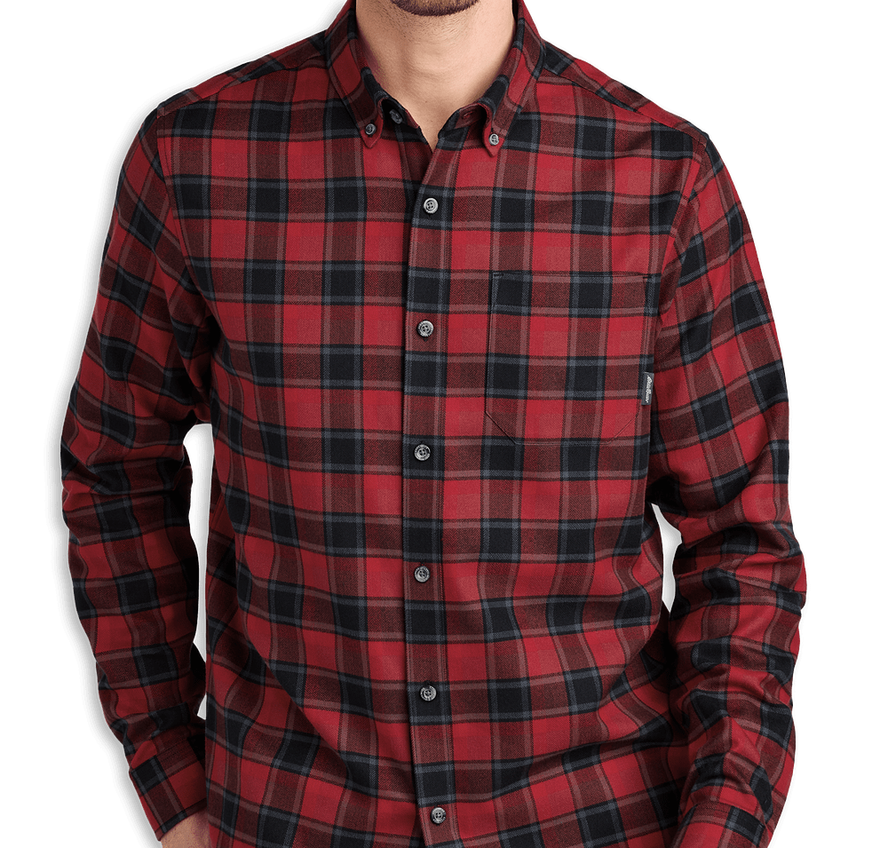 Eddie Bauer Favorite Plaid Flannel Long Sleeve Shirt-default