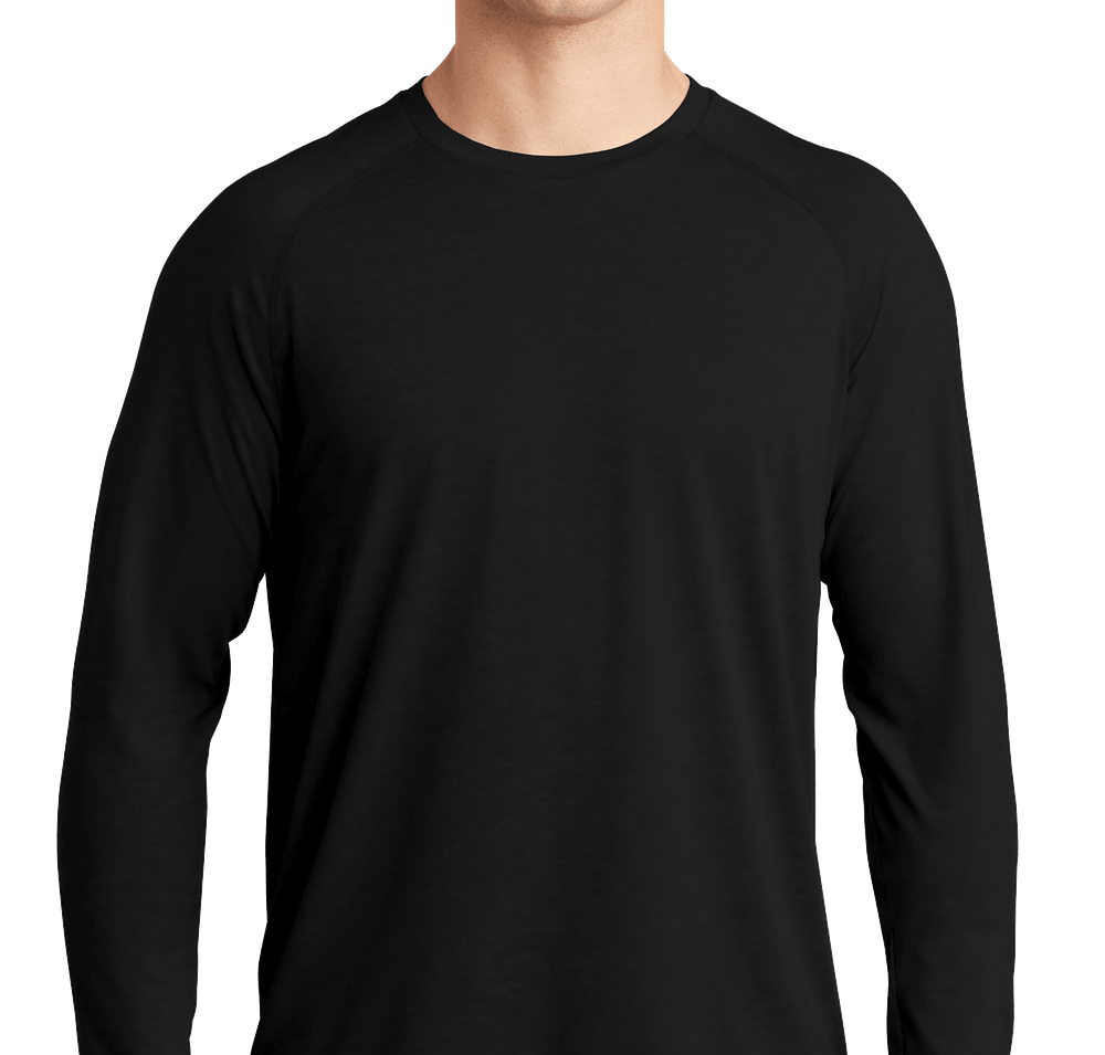 Sport-Tek Tri-Blend Long Sleeve Performance Shirt-default