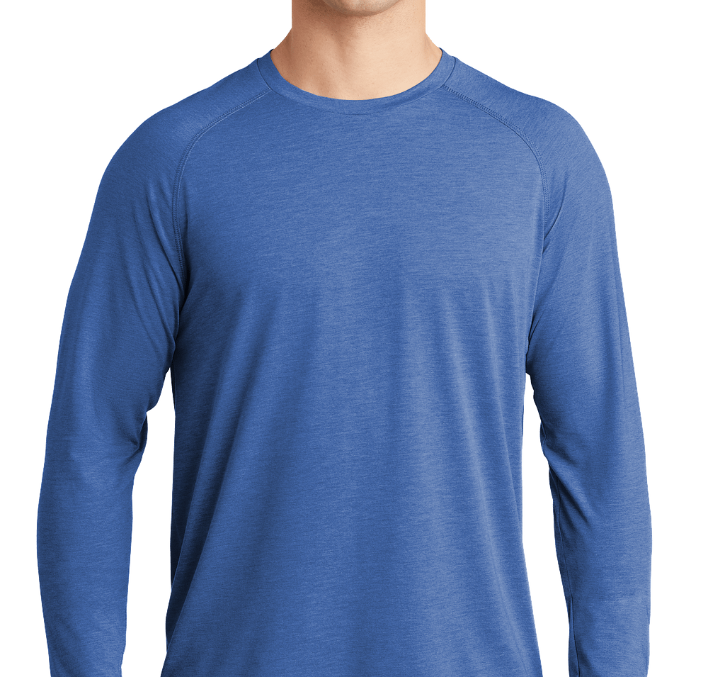 Sport-Tek Tri-Blend Long Sleeve Performance Shirt-default