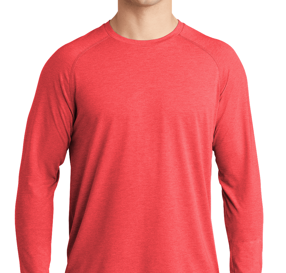 Sport-Tek Tri-Blend Long Sleeve Performance Shirt-default