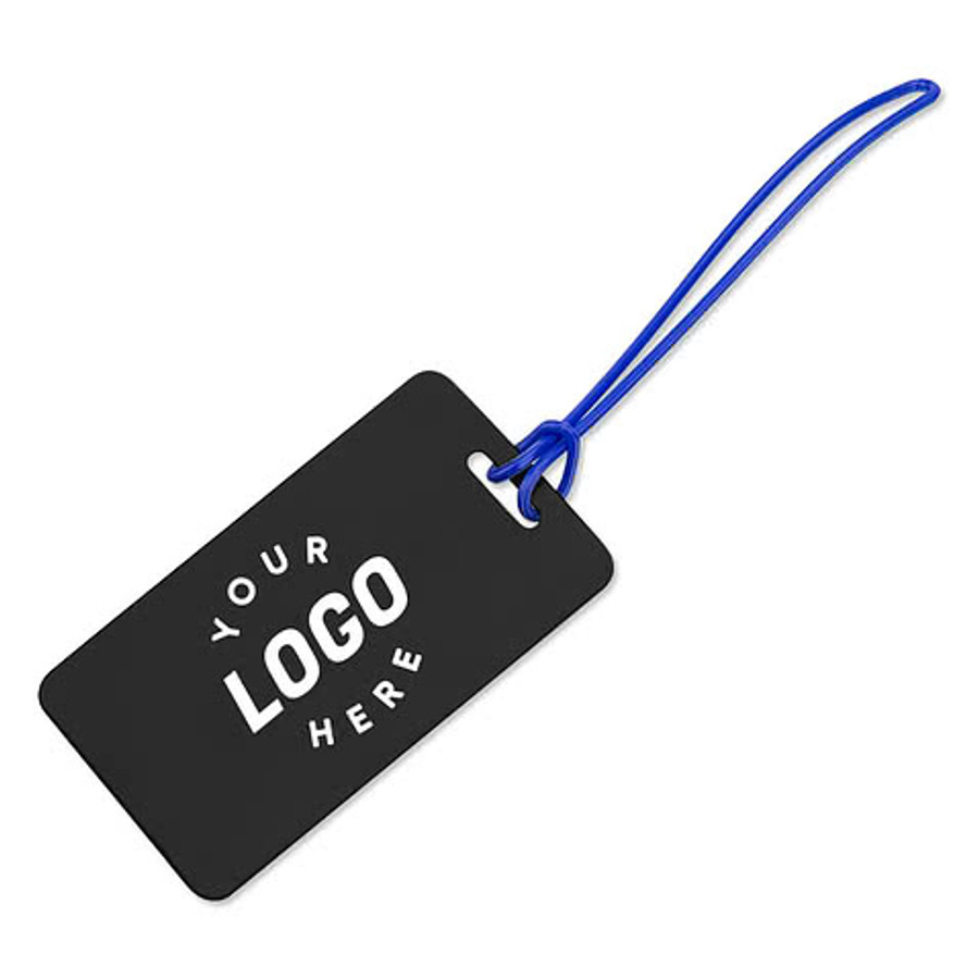 Excursion Plastic Luggage Tag in Black / White