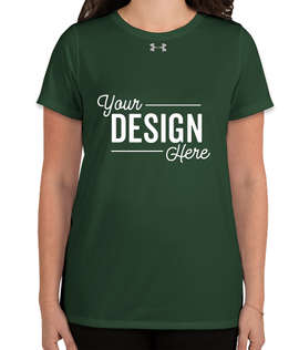 Under Armour Women's Locker Performance Shirt 2.0 - Color: Forest Green